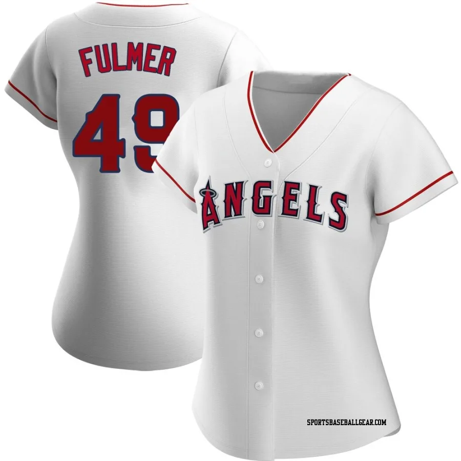 Carson Fulmer Women's Los Angeles Angels White Replica Home Jersey