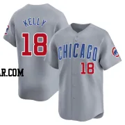 Carson Kelly Men's Chicago Cubs Gray Limited Road Jersey