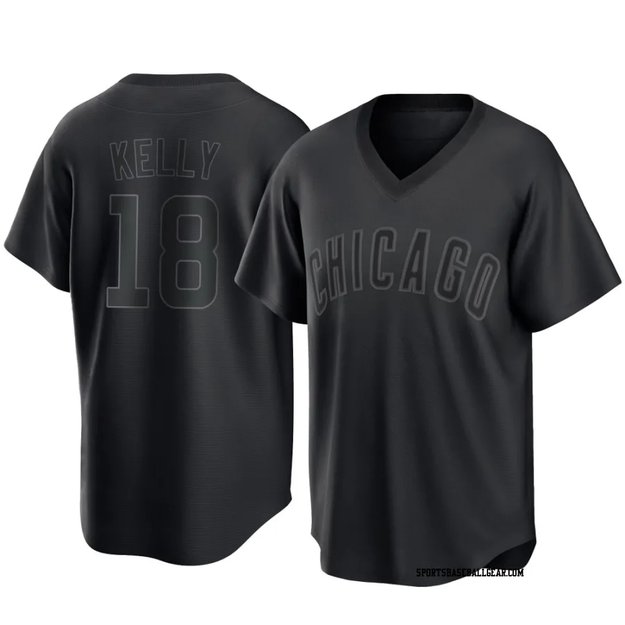 Carson Kelly Youth Chicago Cubs Black Replica Pitch Fashion Jersey