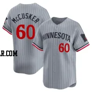 Carson McCusker Men's Minnesota Twins Gray Limited Road Jersey