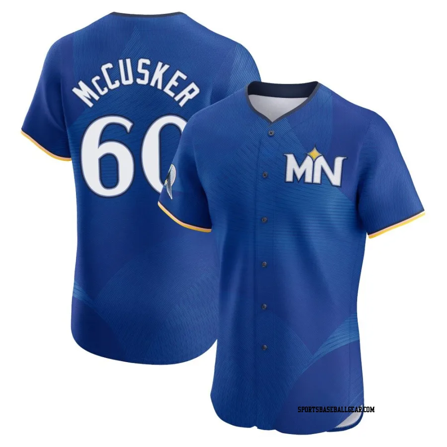 Carson McCusker Men's Minnesota Twins Royal Elite 2024 City Connect Jersey