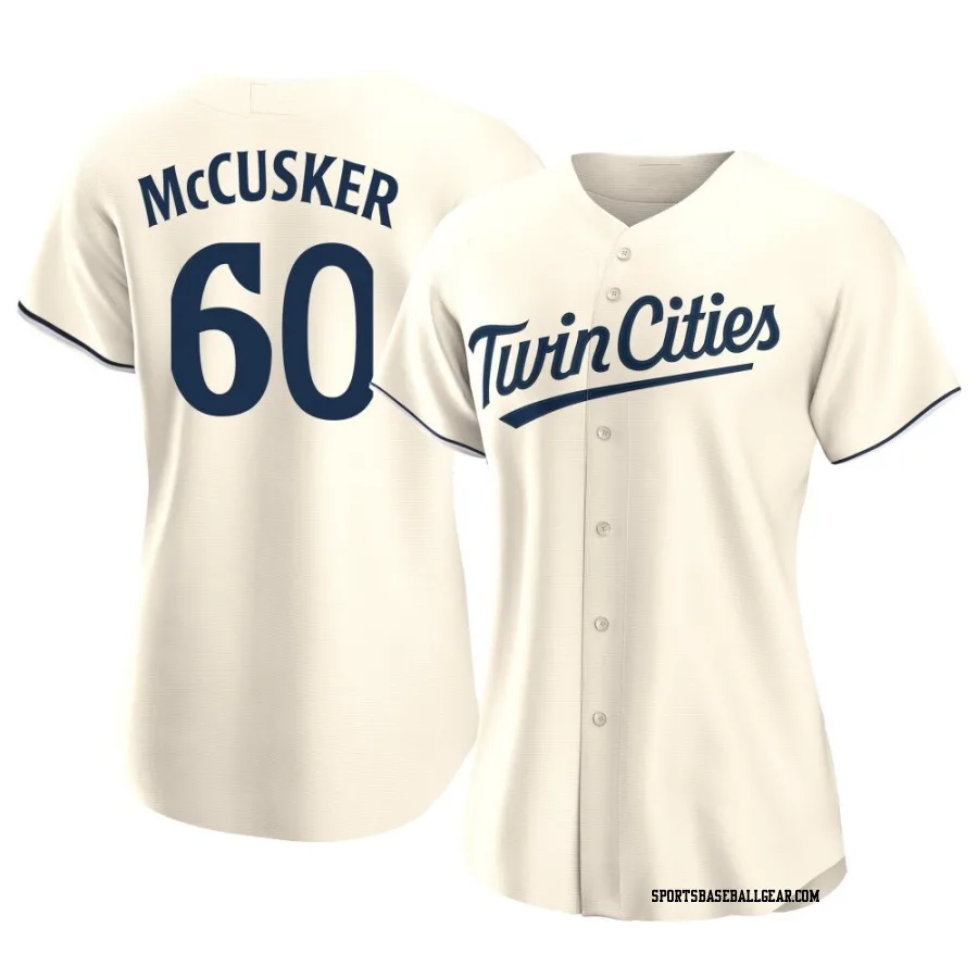 Carson McCusker Women's Minnesota Twins Cream Authentic Alternate Jersey
