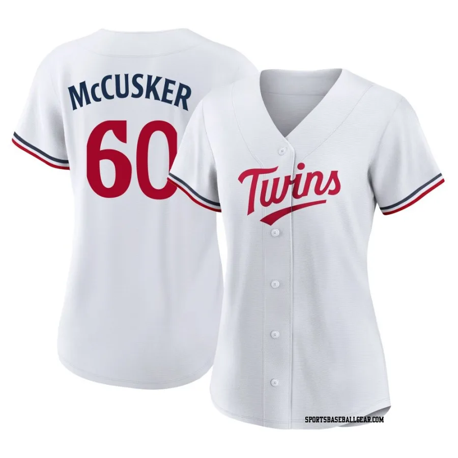 Carson McCusker Women's Minnesota Twins White Replica Home Jersey
