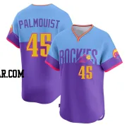 Carson Palmquist Men's Colorado Rockies Purple/Light Limited Blue 2025 City Connect Jersey