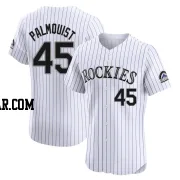 Carson Palmquist Men's Colorado Rockies White Elite Home Jersey