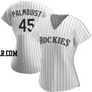 Carson Palmquist Women's Colorado Rockies White Authentic Home Jersey