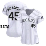 Carson Palmquist Women's Colorado Rockies White Limited Home Jersey