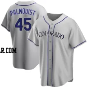 Carson Palmquist Youth Colorado Rockies Gray Replica Road Jersey