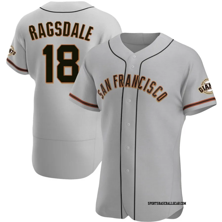 Carson Ragsdale Men's San Francisco Giants Gray Authentic Road Jersey