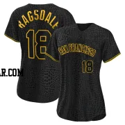 Carson Ragsdale Women's San Francisco Giants Black Replica Snake Skin City Jersey