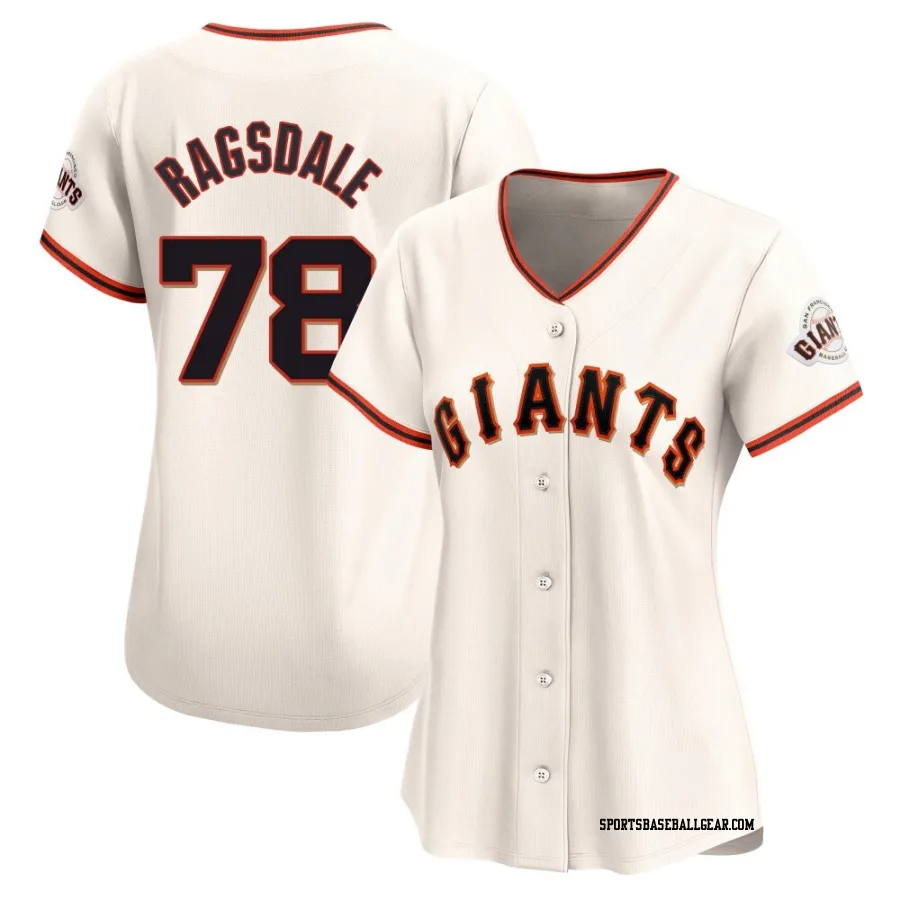 Carson Ragsdale Women's San Francisco Giants Cream Limited Home Jersey