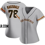 Carson Ragsdale Women's San Francisco Giants Gray Replica Road Jersey