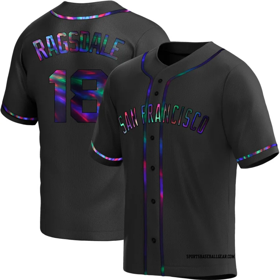 Carson Ragsdale Youth San Francisco Giants Black Holographic Replica Alternate Jersey