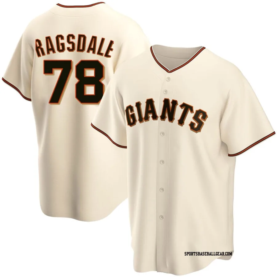 Carson Ragsdale Youth San Francisco Giants Cream Replica Home Jersey