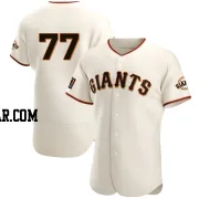 Carson Seymour Men's San Francisco Giants Cream Authentic Home Jersey