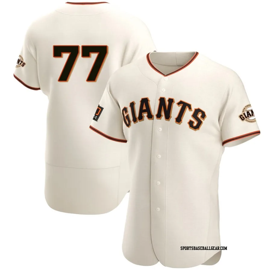 Carson Seymour Men's San Francisco Giants Cream Authentic Home Jersey
