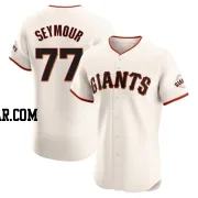Carson Seymour Men's San Francisco Giants Cream Elite Home Jersey