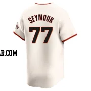 Carson Seymour Men's San Francisco Giants Cream Elite Home Jersey