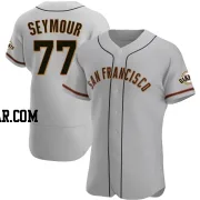 Carson Seymour Men's San Francisco Giants Gray Authentic Road Jersey