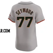 Carson Seymour Men's San Francisco Giants Gray Elite Road Jersey