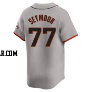 Carson Seymour Men's San Francisco Giants Gray Limited Away Jersey