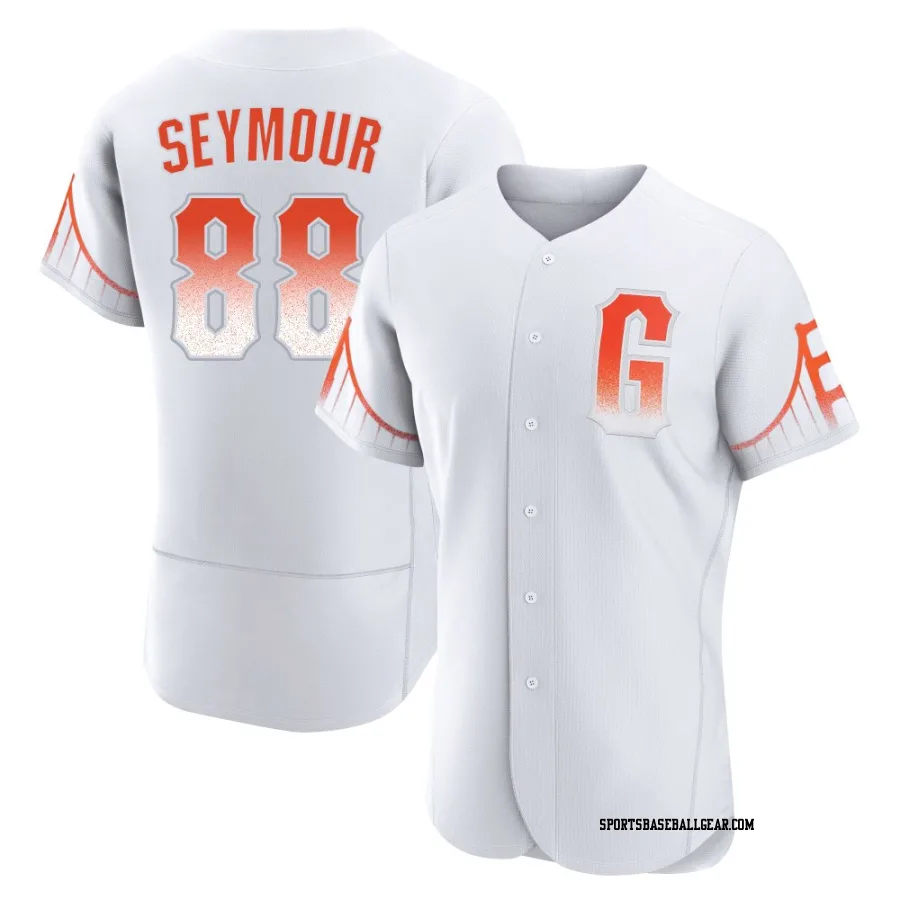 Carson Seymour Men's San Francisco Giants White Authentic 2021 City Connect Jersey