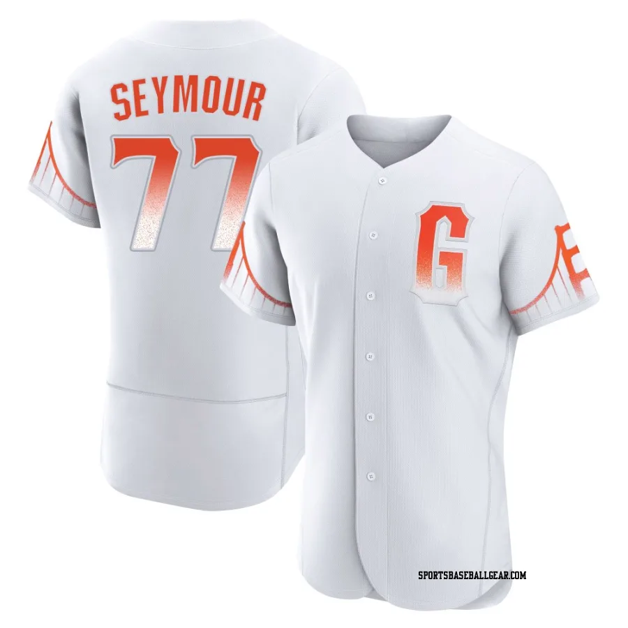 Carson Seymour Men's San Francisco Giants White Authentic 2021 City Connect Jersey
