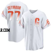 Carson Seymour Men's San Francisco Giants White Replica 2021 City Connect Jersey