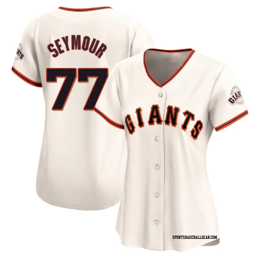 Carson Seymour Women's San Francisco Giants Cream Limited Home Jersey