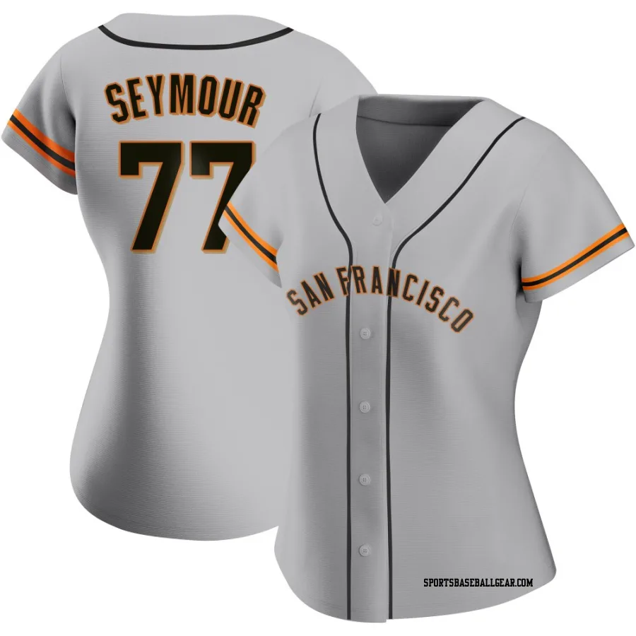 Carson Seymour Women's San Francisco Giants Gray Replica Road Jersey