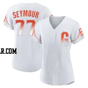 Carson Seymour Women's San Francisco Giants White Replica 2021 City Connect Jersey