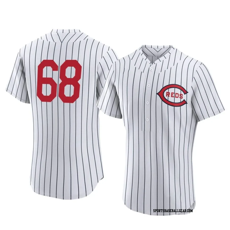 Carson Spiers Men's Cincinnati Reds White Authentic 2022 Field Of Dreams Jersey
