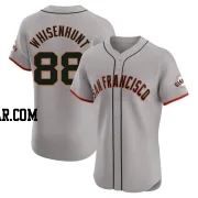 Carson Whisenhunt Men's San Francisco Giants Gray Elite Road Jersey