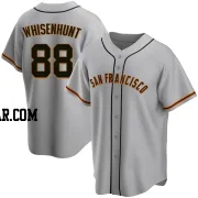 Carson Whisenhunt Men's San Francisco Giants Gray Replica Road Jersey