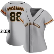 Carson Whisenhunt Women's San Francisco Giants Gray Authentic Road Jersey