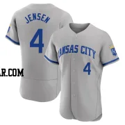 Carter Jensen Men's Kansas City Royals Gray Authentic 2022 Road Jersey