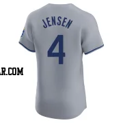 Carter Jensen Men's Kansas City Royals Gray Elite Road Jersey