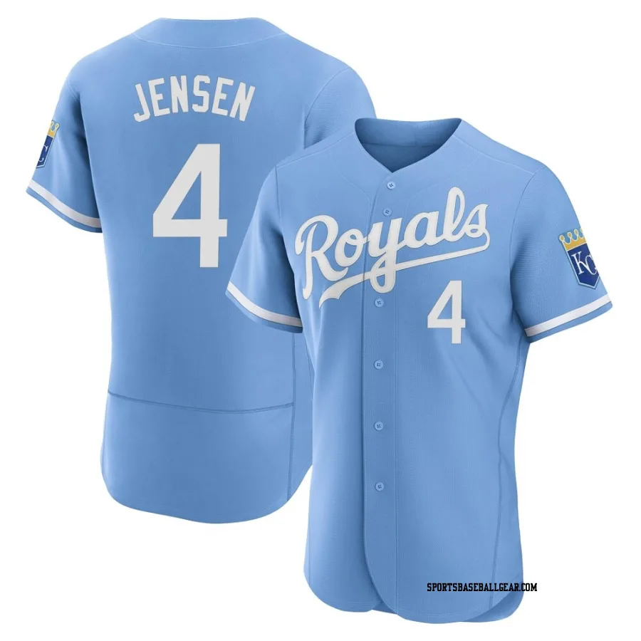 Carter Jensen Men's Kansas City Royals Light Blue Authentic 2022 Alternate Jersey