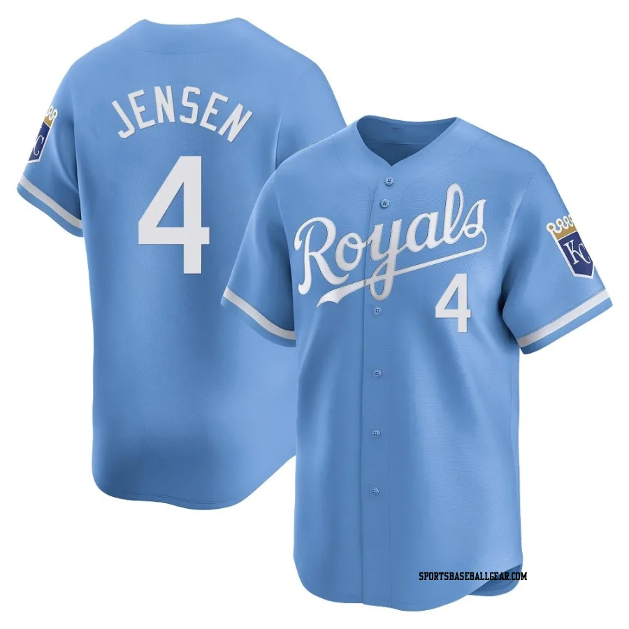 Carter Jensen Men's Kansas City Royals Light Blue Limited Alternate Jersey