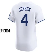 Carter Jensen Men's Kansas City Royals White Elite Home Jersey