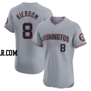 Carter Kieboom Men's Washington Nationals Gray Elite Road Jersey