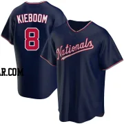 Carter Kieboom Men's Washington Nationals Navy Replica Alternate Jersey