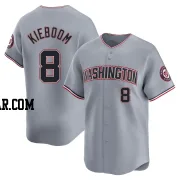 Carter Kieboom Youth Washington Nationals Gray Limited Road Jersey