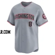 Carter Kieboom Youth Washington Nationals Gray Limited Road Jersey