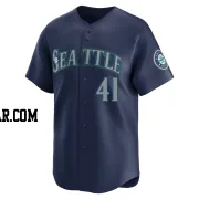 Casey Lawrence Men's Seattle Mariners Navy Limited Road Jersey