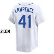 Casey Lawrence Men's Seattle Mariners White Limited Throwback Cooperstown Collection Jersey