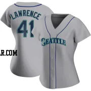 Casey Lawrence Women's Seattle Mariners Gray Replica Road Jersey