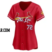 Casey Lawrence Women's St. Louis Cardinals Red Limited 2024 City Connect Jersey