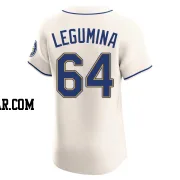 Casey Legumina Men's Seattle Mariners Cream Elite Alternate Jersey