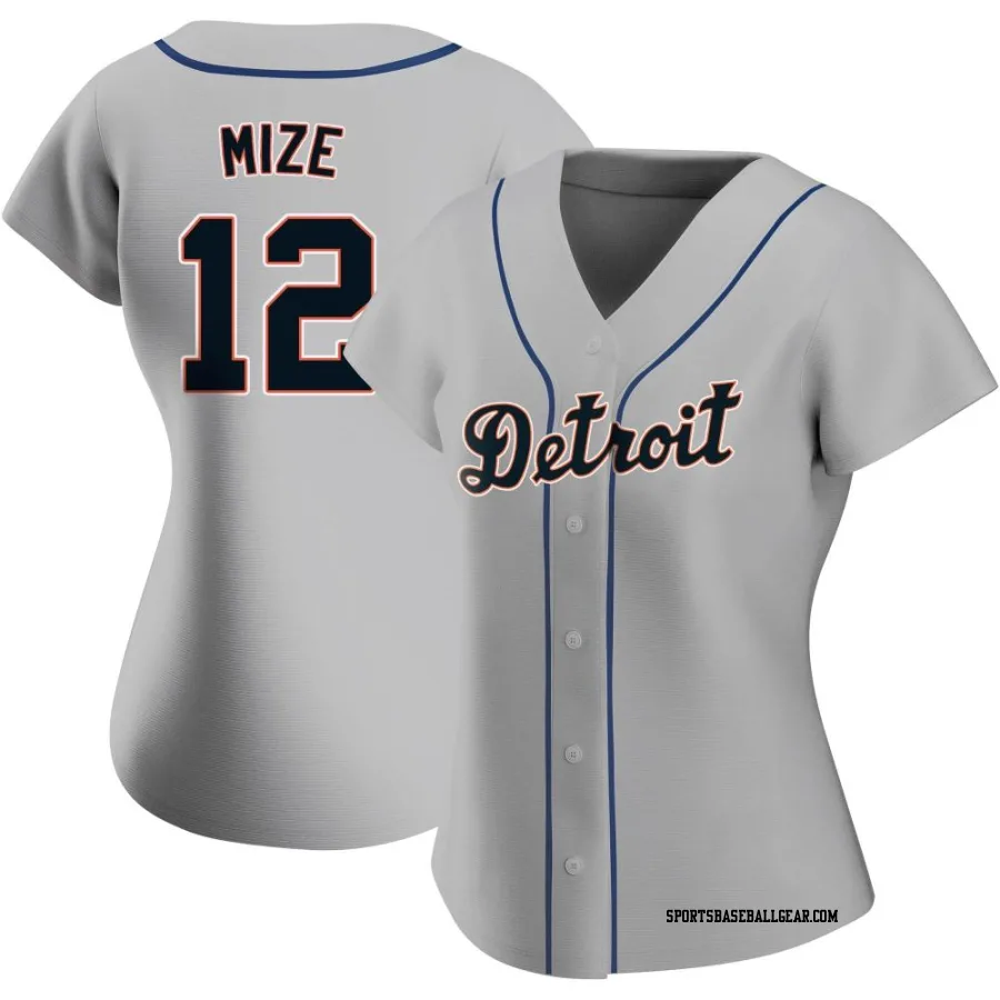 Casey Mize Women's Detroit Tigers Gray Replica Road Jersey